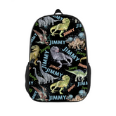 Personalized Dinosaur Lovers with Names Custom Backpacks - Opening Season Gifts for Kids